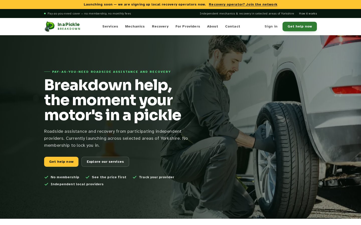 In a Pickle – From Startup Idea to Breakdown Marketplace screenshot 1